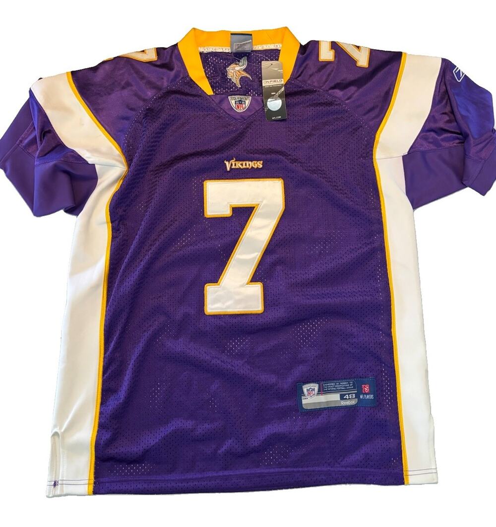 Christian Ponder Minnesota Vikings SZ 48 Jersey NFL On Field Authentic NWT Read